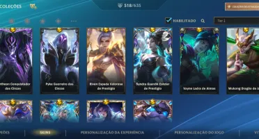 Wild Rift 518 Skins 28 míticas