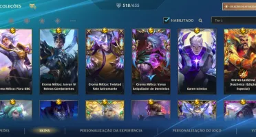 Wild Rift 518 Skins 28 míticas