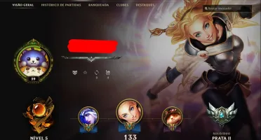 Conta De League Of Legends Prata 2, Nv. 39