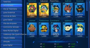 Digimon masters Online - CONTA LADMO Susa Shin/Dark Bagra/OT