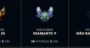 Conta Diamante no LoL