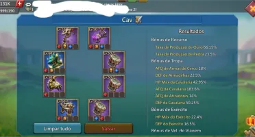 Lords conta 560 m poder 18 m + tropa