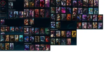 CONTA LOL 91 SKINS FALTAM APENAS 3 CHAMPS BARATISSIMA!!