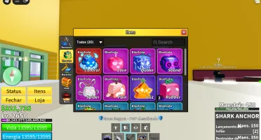 Conta rara de blox fruit com 3k de robux gasto