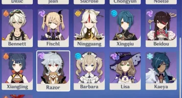 Conta Genhshin AR56, Com diversos 5 estrelas e mais!