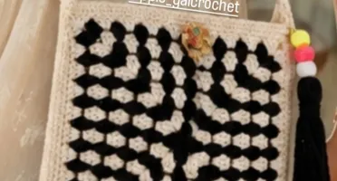 Bolsa Crossover de Crochê