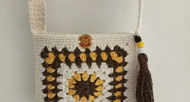 Bolsa Crossover de Crochê