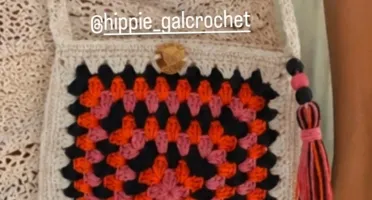 Bolsa Crossover de Crochê