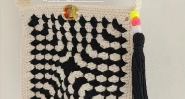 Bolsa Crossover de Crochê
