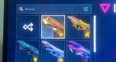 CONTA DE VALORANT - AS MELHORES SKINS DA RANKED+5000 GASTOS