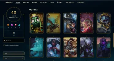 Fullacesso - 40 Skins - Level 142 - 107 Campeões
