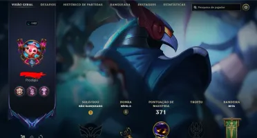 Fullacesso - 40 Skins - Level 142 - 107 Campeões