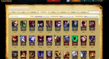 CONTA LEAGUE OF LEGENDS - TODOS CHAMPS - 120 SKINS - PLAT 3