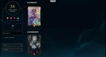 {Vip} {Oportunidade} Lvl183| 111Champ| 36Skins Unranked !!!