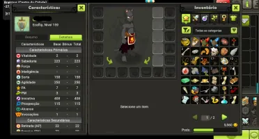 Feka 198+ outros char 150+ touch/brutas