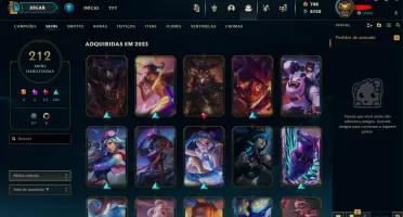 Conta De 2014, 212 Skins, Full Acesso