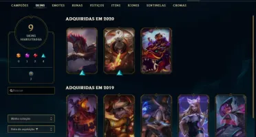 Conta bronze 1 com poucos jogos