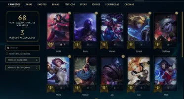 Conta bronze 1 com poucos jogos