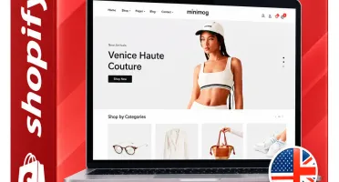 Tema Minimog Shopify Inglês + Chave de Ativação
