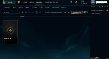 CONTA 3 SEASONS DIAMANTE E 1 SEASON PLATINA MMR ALTO