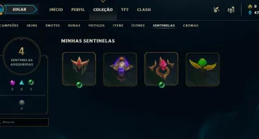 Conta Unranked - 47k essencia azul -2 skins