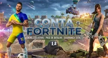 Conta Fortnite com 80 skins Lara Croft/ Neymar /Ravena/Vader