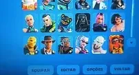 Conta Fortnite com 80 skins Lara Croft/ Neymar /Ravena/Vader