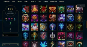 CONTA NO LOL GOLD IV 97 SKINS NV 333