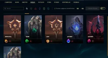 CONTA NO LOL GOLD IV 97 SKINS NV 333
