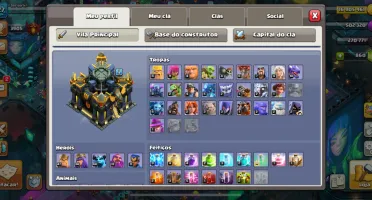Acount Clash of Clans cv17 semi full