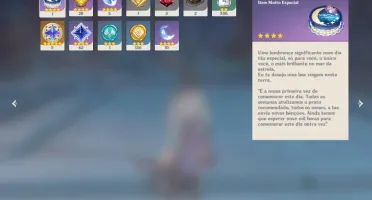 conta genshin impact rank 46,xiao,ganyu,qiqi e personagens4*