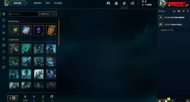 CONTA LEVEL 30 COM VARIAS SKINS