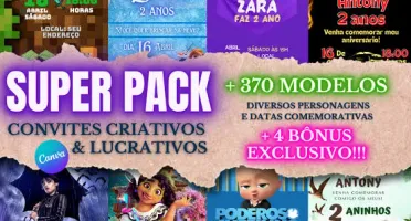 Super Pack Convites Criativos & Lucrativos -