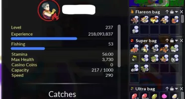 CONTA POKEXGAMES LVL 237