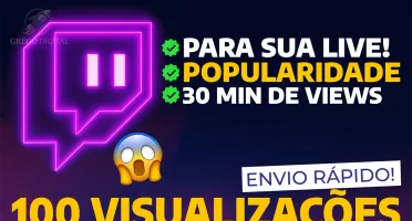[Promoção] 100 Visualizações em Lives Twitch por R$19,90