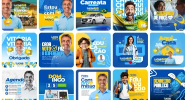 Pack Artes Campanha Politica - Canva