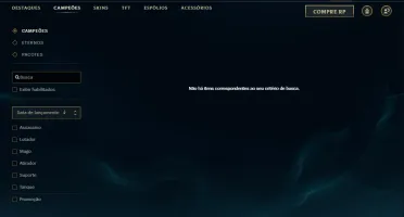 Vendo conta nv 250 todos Campeões 25k essencia azul 170 Skin