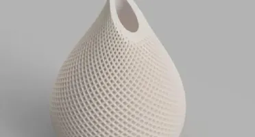 Vaso Decorativo em Impressão 3D - 20 cm