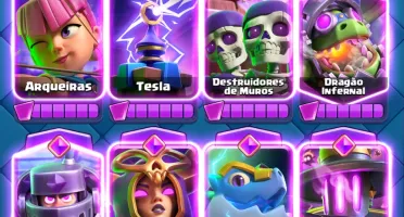 Conta clash Royale com cartas no nível máximo