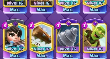 Conta clash Royale com cartas no nível máximo