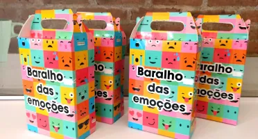 Baralho das Emoções com 18 Cartas e Caixinha