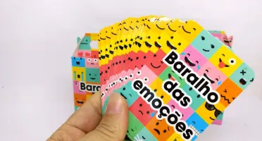 Baralho das Emoções com 18 Cartas e Caixinha