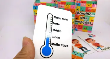 Baralho das Emoções com 18 Cartas e Caixinha