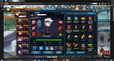 CONTA NARUTO ONLINE S475 Lágrimas de Gelo 160k Fc