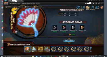 CONTA NARUTO ONLINE S475 Lágrimas de Gelo 160k Fc
