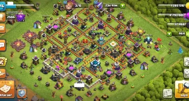 CLASH OF CLANS CV13. VARIAS TROPAS FULL