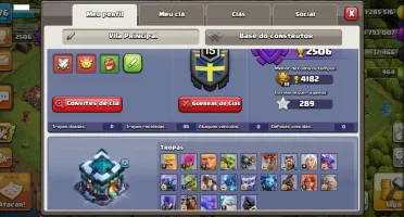 CLASH OF CLANS CV13. VARIAS TROPAS FULL