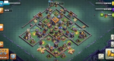 CLASH OF CLANS CV13. VARIAS TROPAS FULL