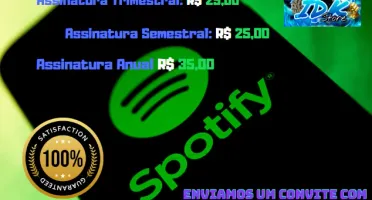 Convite Assinatura Spotify Premium