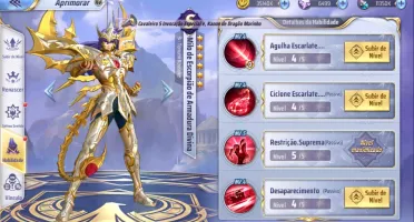 Conta Saint Seiya lvl65